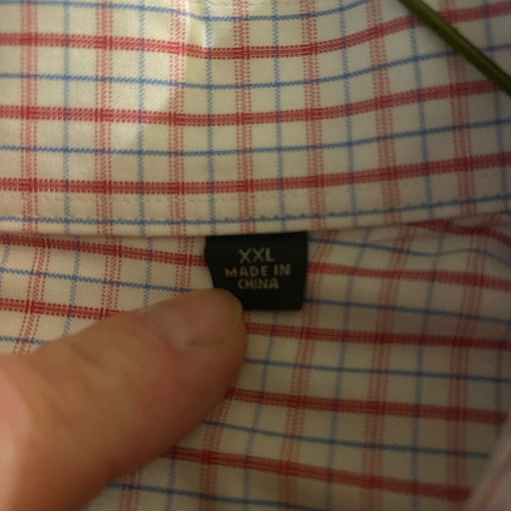 I wore this shirt once lost weight over time an know it’s too big for me.